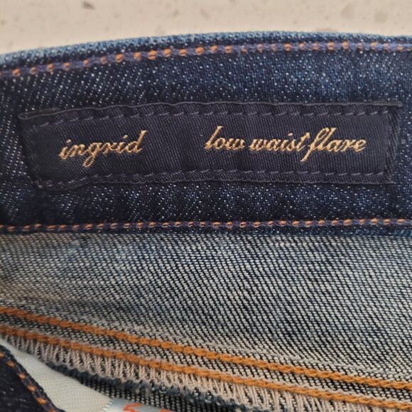 Citizens of Humanity Jeans Womens 30 Blue Ingrid #002 Stretch Low Waist Flare - Picture 8 of 11